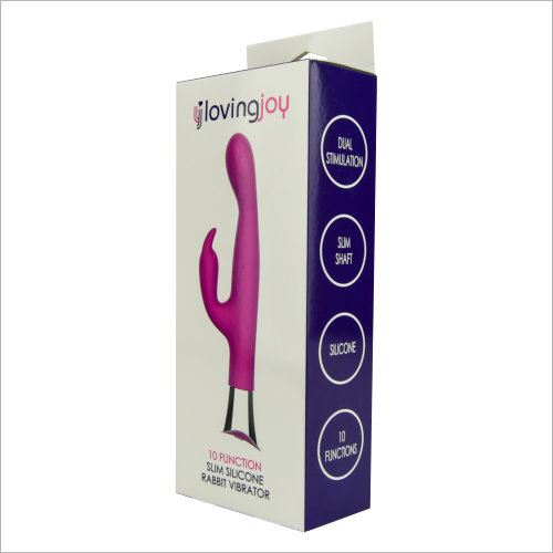 Vibratore di coniglio in silicone slim 10 funzione Loving Joy viola