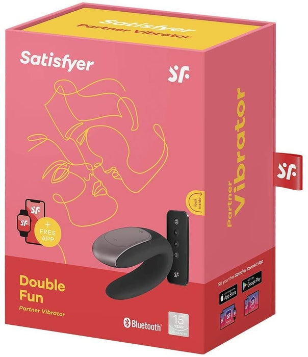 Satisfyer App Enabled Double Fun - Black