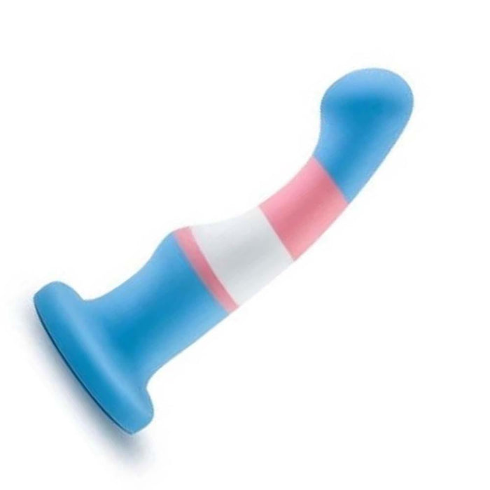 Gode en silicone bleu véritable Avant Pride