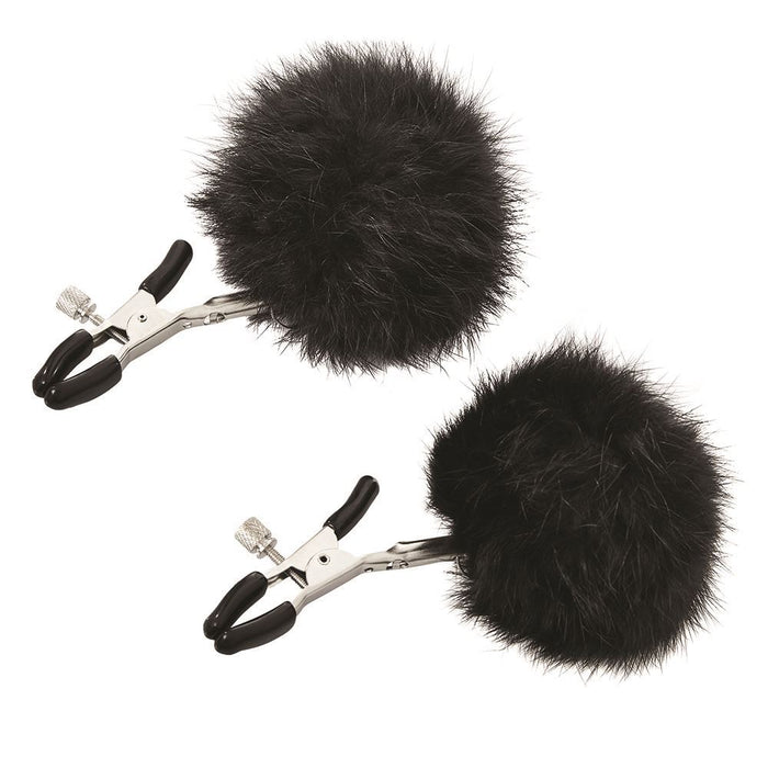 Sincerely Fur Nipple Clips - Black