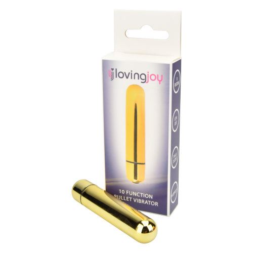 Loving Joy 10 Funktionen Gold Bullet Vibrator