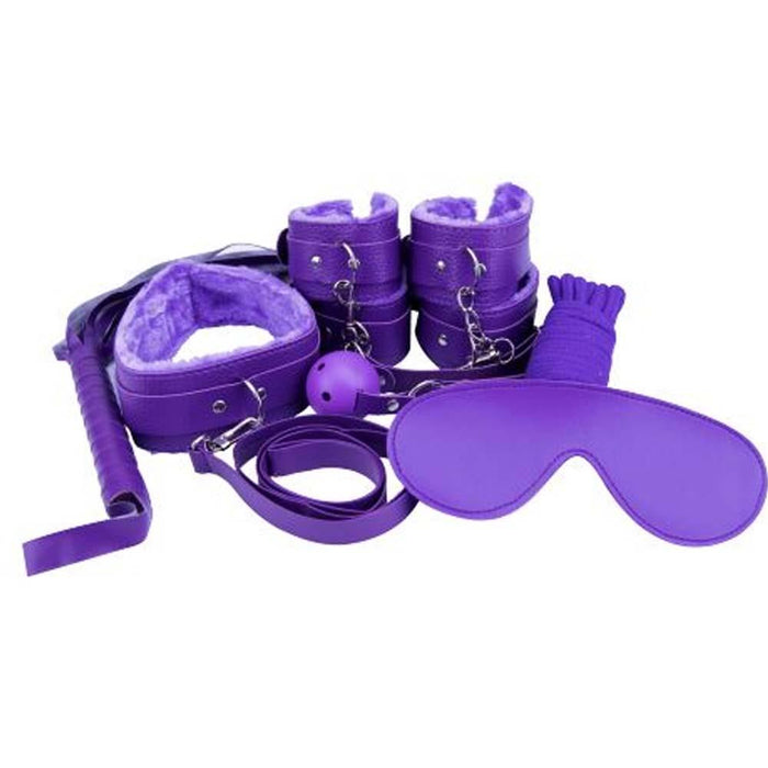 Loving Joy Beginner's Bondage Kit Purple (8 Piece)