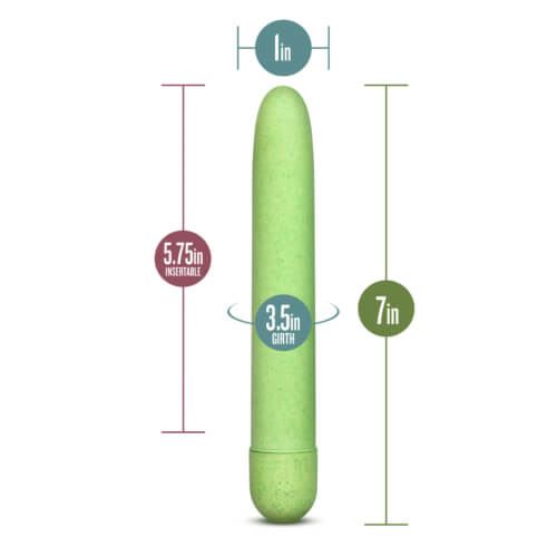 Biologisch abbaubarer Öko-Vibrator Gaia, Grün