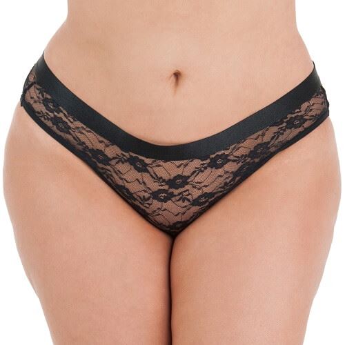 Vibratore Knicker Telecomando Happy Rabbit Plus Size