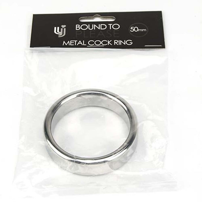 Bound to Please Metal Cock and Ball Ring - 50mm