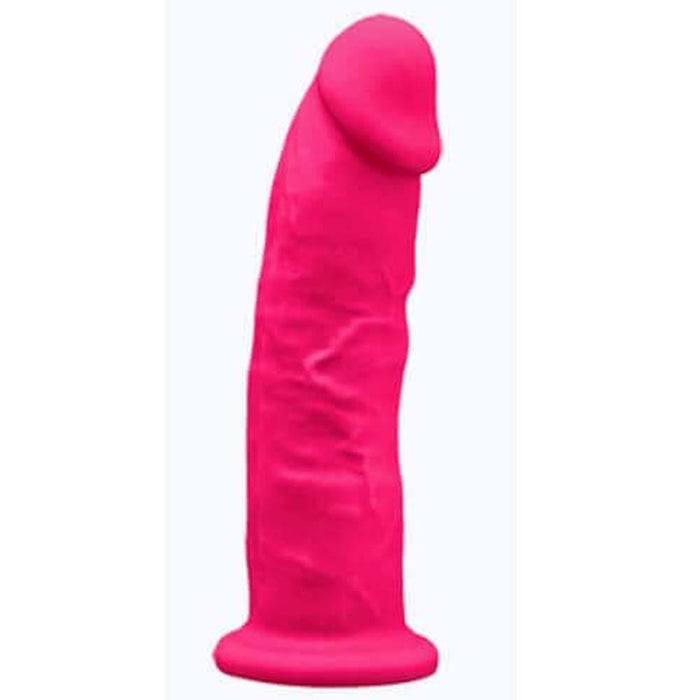 SilexD 6 inch Realistic Silicone Dual Density Dildo with Suction Cup Pink