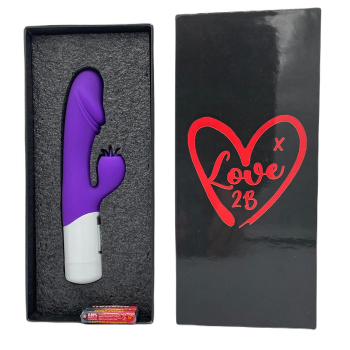 Love2b Tongue Licking G-Spot Rabbit Vibrator - Explore Sensational Pleasure!