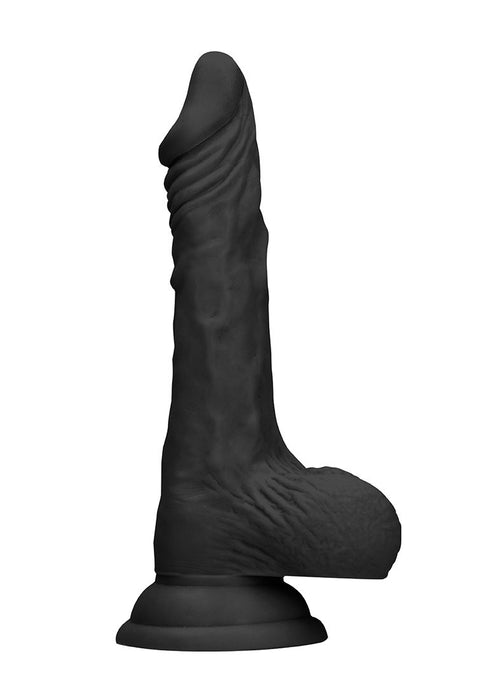 Real Rock - Dong W Testicles 10 inches - Black