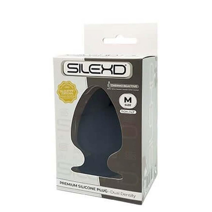 SilexD Dual Density Medium Silicone Butt Plug 4.5 inches