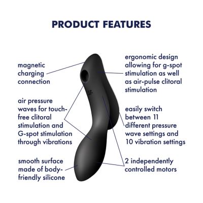 Satisfyer Curvy Trinity 2 - black