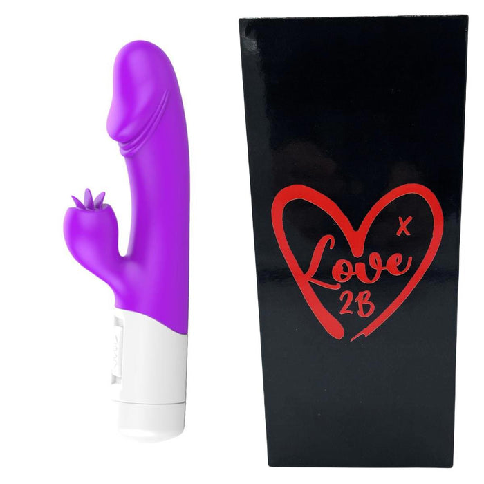 Love2b Tongue Licking G-Spot Rabbit Vibrator - Explore Sensational Pleasure!