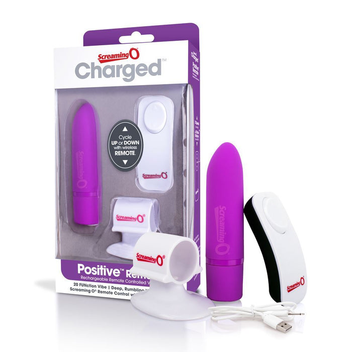 Screaming O Charged Positive Remote Control - Grape Vibe