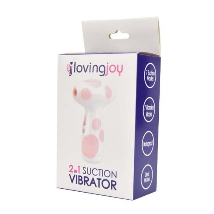 Loving Joy 2 in 1 Suction Vibrator Jumbo Dot