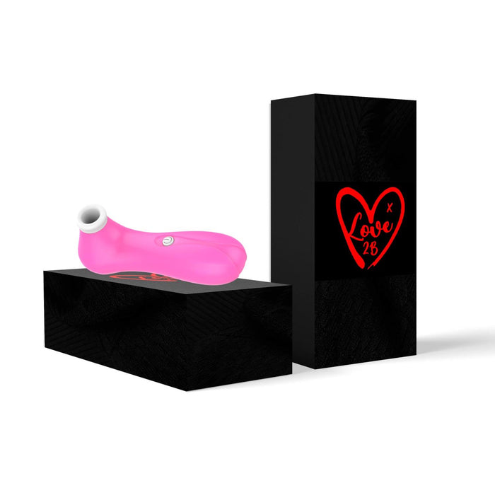 Love2b Mini 7-Setting Clitoral & Nipple Sucking Vibrator - Compact Bliss, Powerful Pleasure!