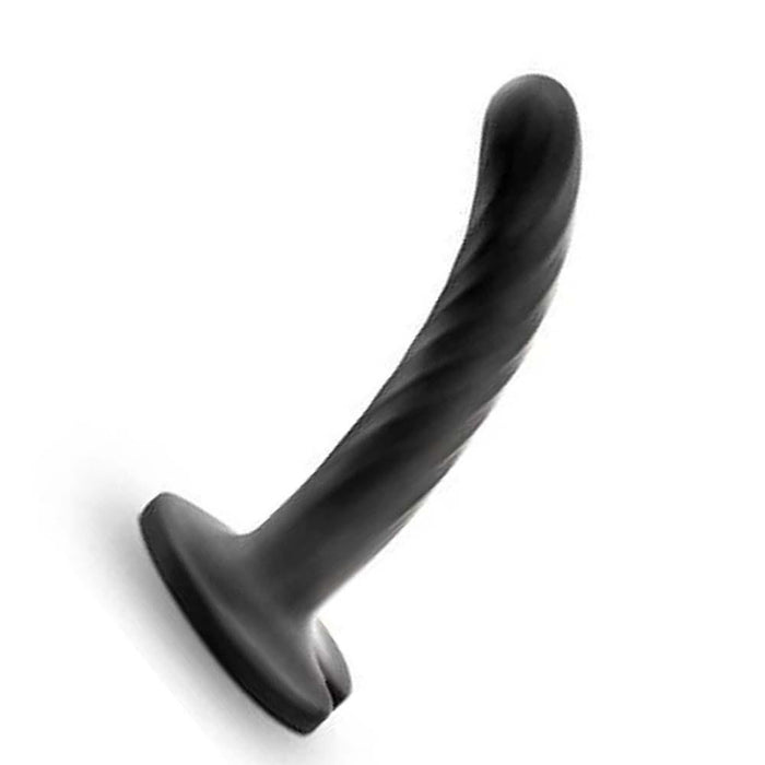 Twist Silicone Dildo with Suction Cup Small