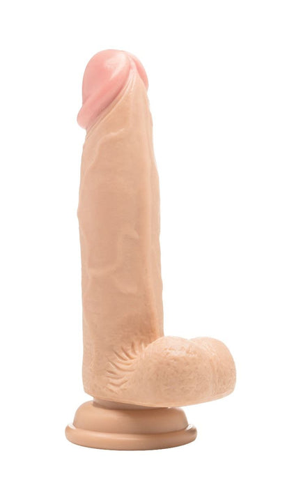 Real Rock Skin - Realistic Cock 8" With Scrotum