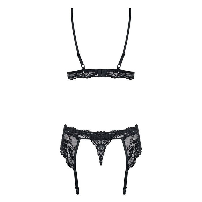 Obsessive 810-SEG-1 3 pcs Lingerie set Black