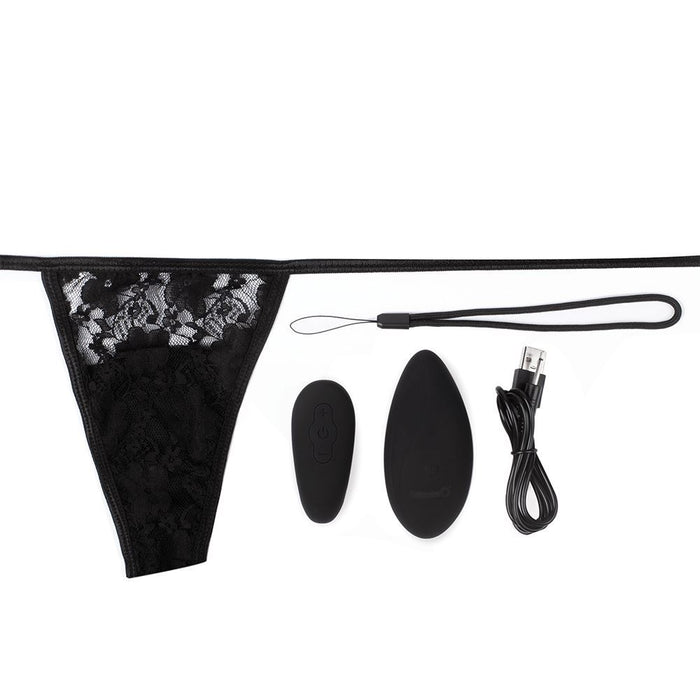 Screaming O Premium Ergonomic Remote Panty Set - Black Vibe