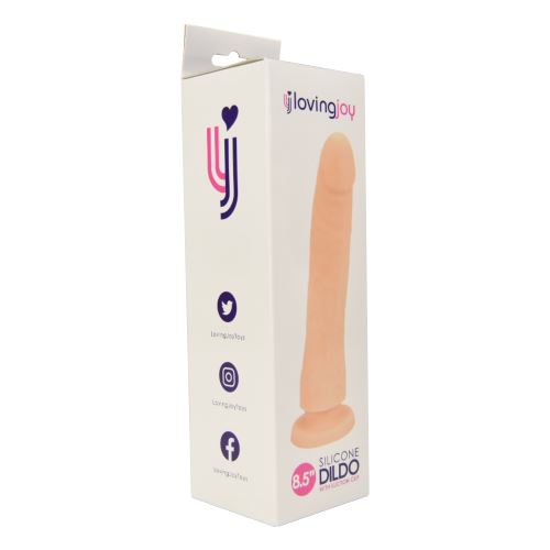 Dildo strap-on da 8,5 pollici in silicone realistico Loving Joy