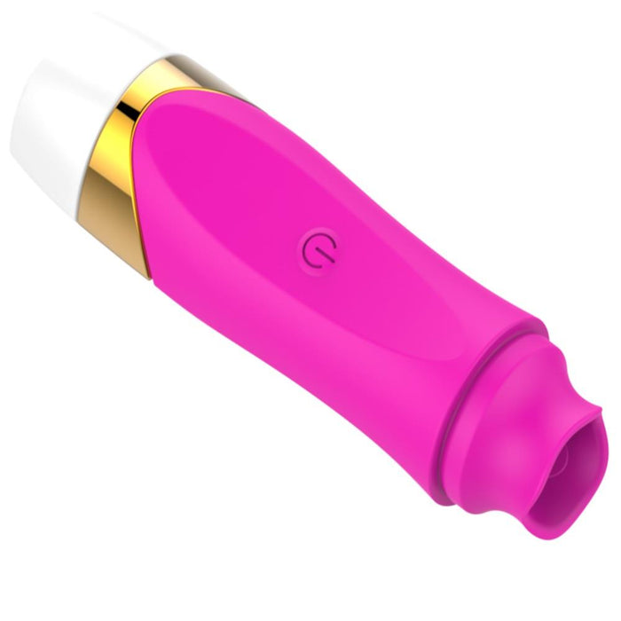 Love2b Premium Mini 12 Setting Clitoral Tongue Sucking Vibrator, Rechargeable