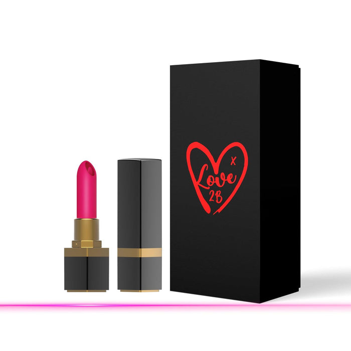 Love2b Lipstick Bullet Vibrator Powerful With Tongue Teasing Discreet Waterproof