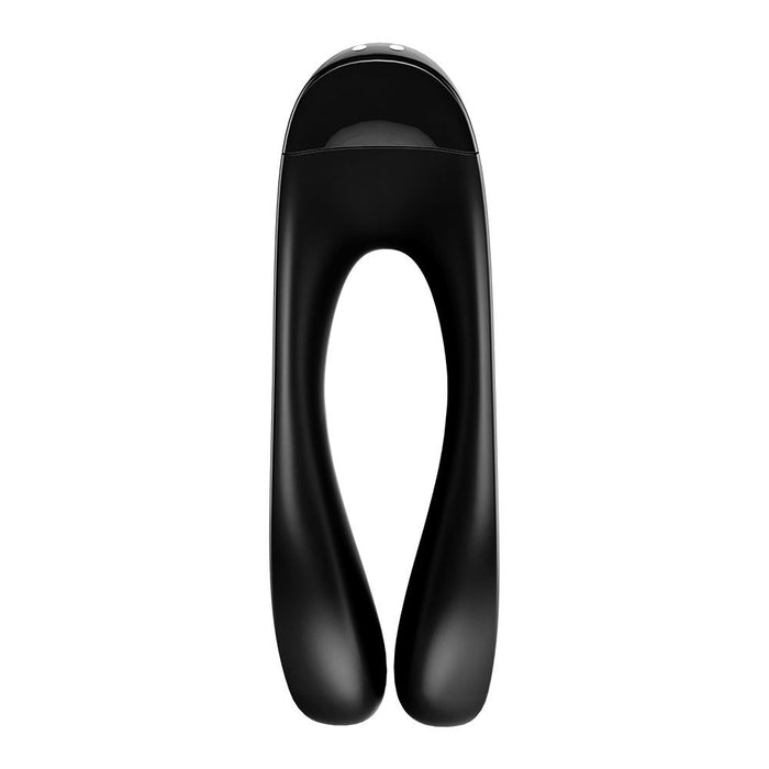 Satisfyer Candy Cane Finger Vibrator - Black