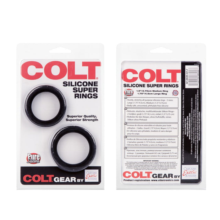 COLT Silicone Super Rings - Black