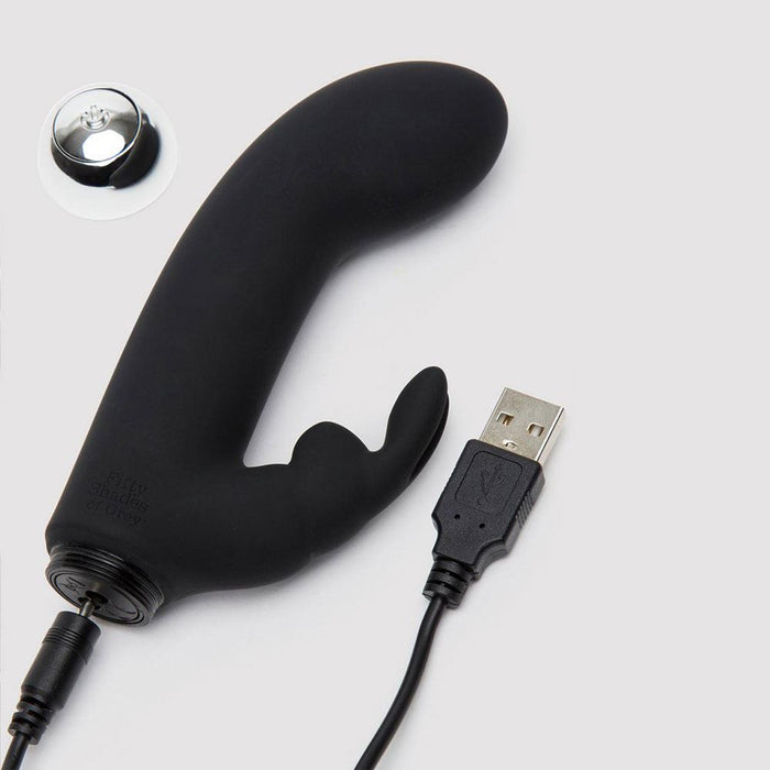 Fifty Shades of Grey Greedy Girl Rechargeable Mini Rabbit Vibrator