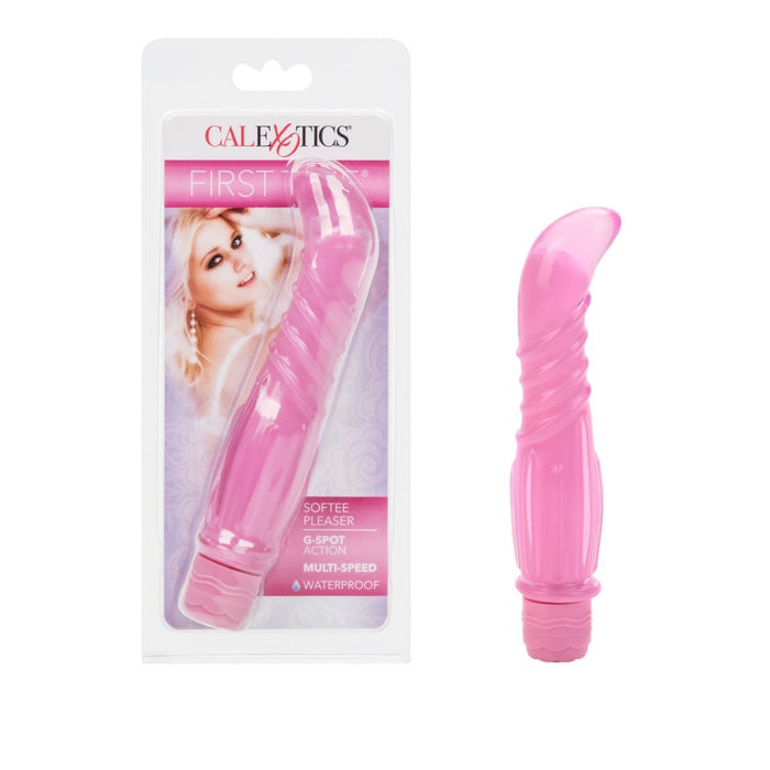 First Time Softee Pleaser - Pink Vibrator