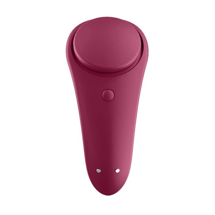 Satisfyer App Enabled Sexy Secret Panty Vibrator - Wine Red Vibrator