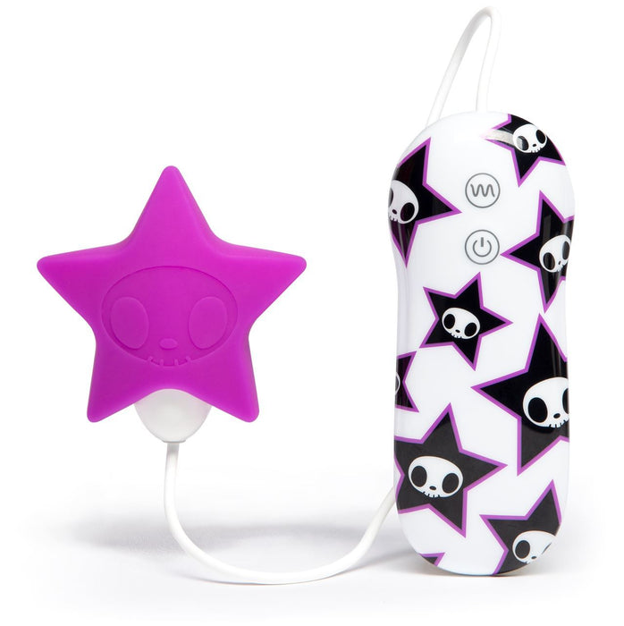 Tokidoki 10 Function Silicone Clitoral Vibrator Star Purple Vibrator