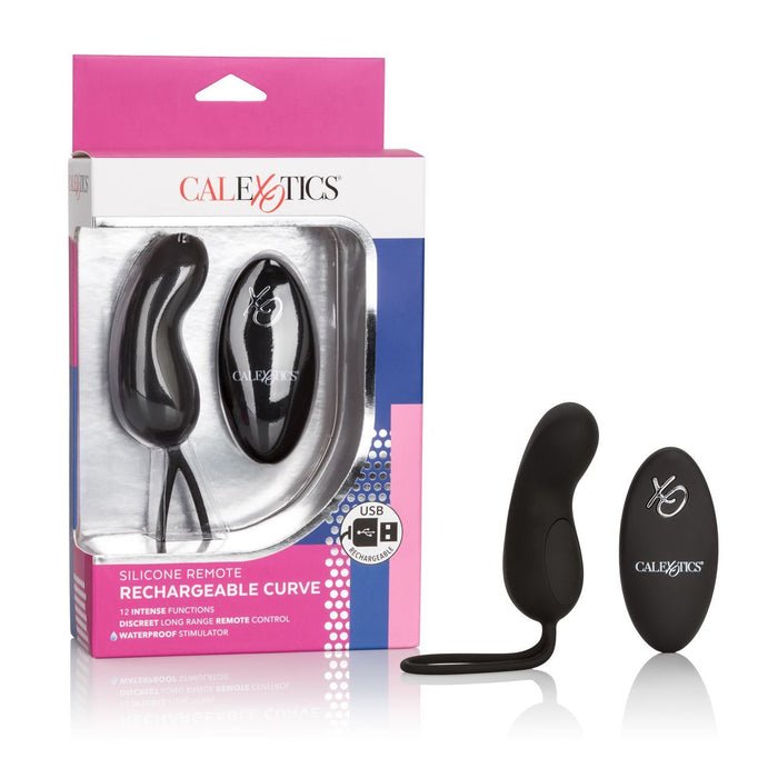 CalEx Silicone Remote Rechargeable Curve Vibrator