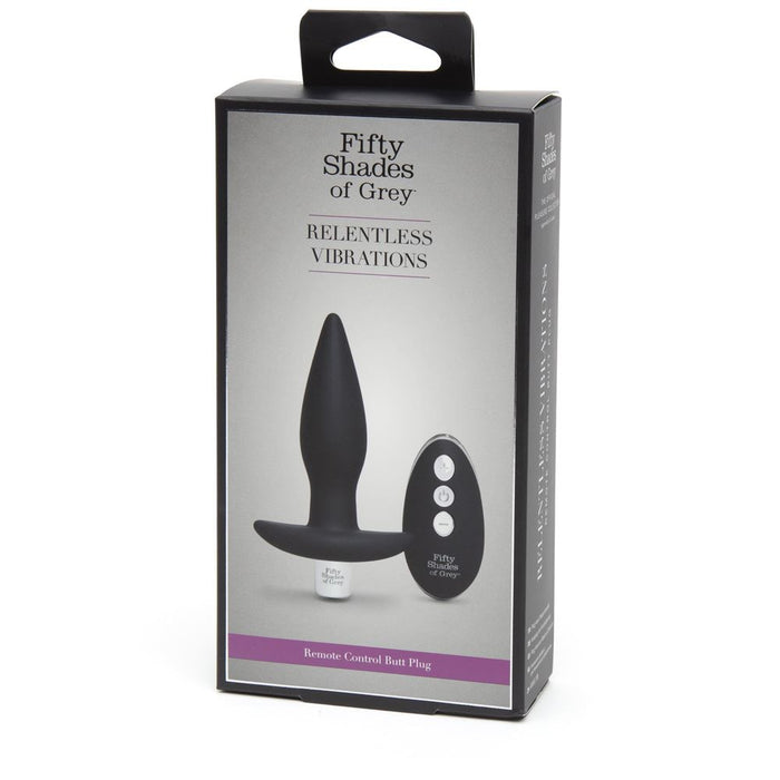 Fifty Shades of Grey Relentless Vibrations Remote Control Butt Plug