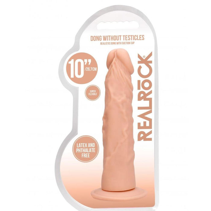 Real Rock - Dong Without Testicles 10 inches - Flesh Vibrator