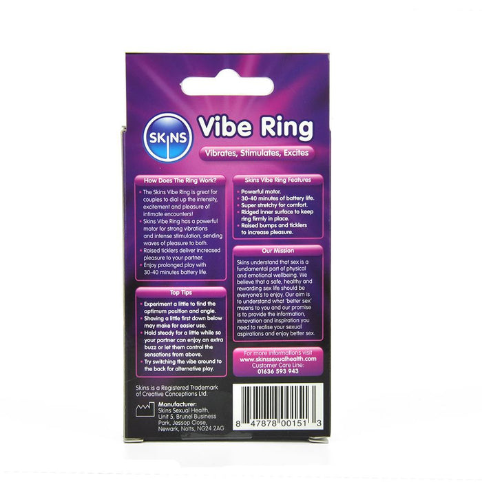 Skins Vibrating Ring Retail Pack