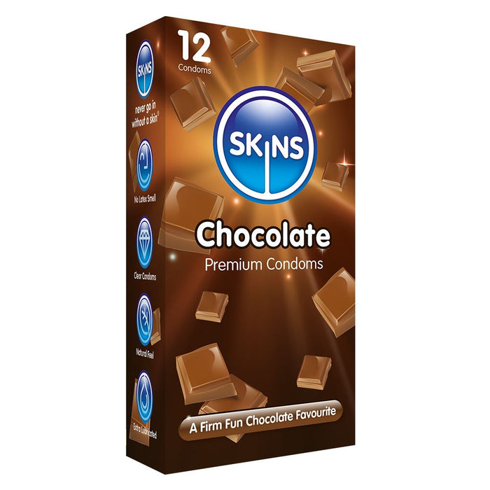 Skins Condoms Chocolate 12 Pack