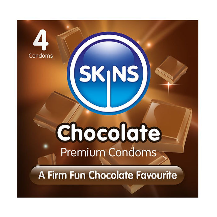 Skins Condoms Chocolate 4 Pack