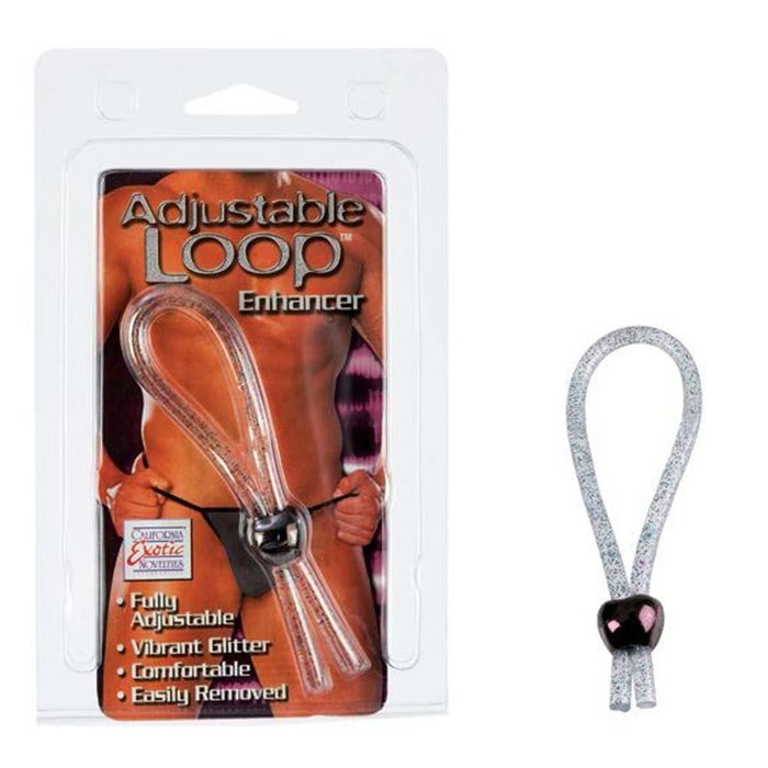 Adjustable Loop Enhancer - Clear Glitter