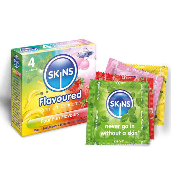 Skins Condoms Flavours 4 Pack