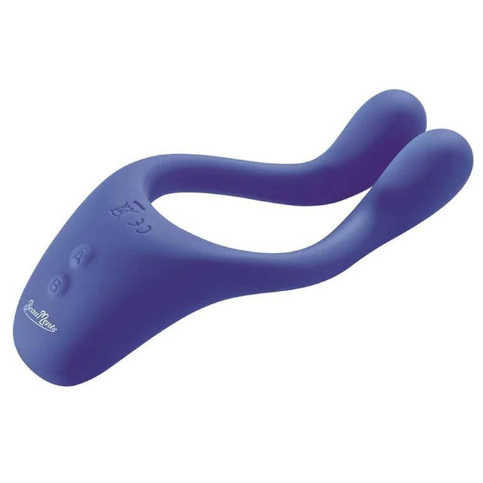 Doppio 2.0 Couples Vibrator with wireless remote control - Purple