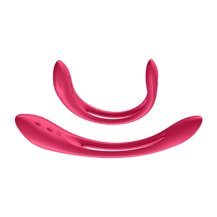 Satisfyer Elastic Joy Red Bendable Multi Vibrator Vibrator