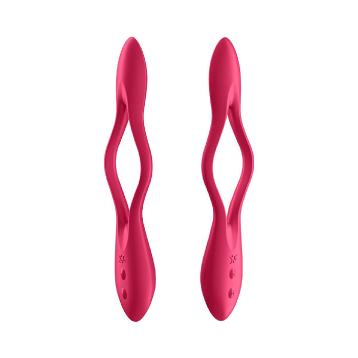 Satisfyer Elastic Joy Red Bendable Multi Vibrator Vibrator