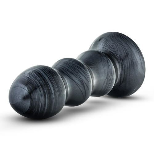 Jet Black Jack Large Côtelé Butt Plug 7 pouces