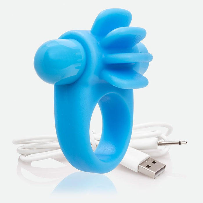 Screaming O Charged Skooch Rechargeable Vibrating Ring - Blue