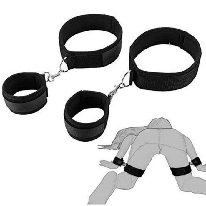 Erotic Bondage Open Mouth Gag With Nipple Clamps, Restraints For Adult Sex Games 5 Pieces