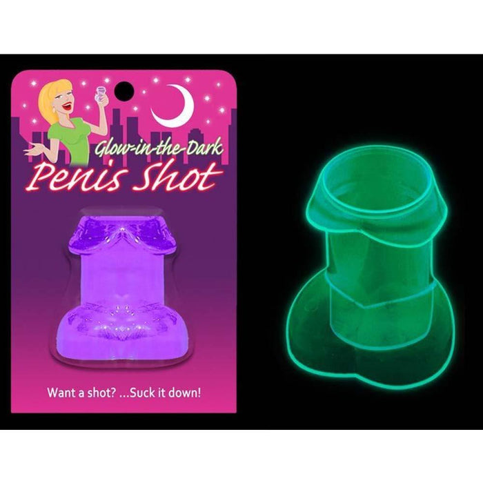 Glowing Penis Shot - Purple